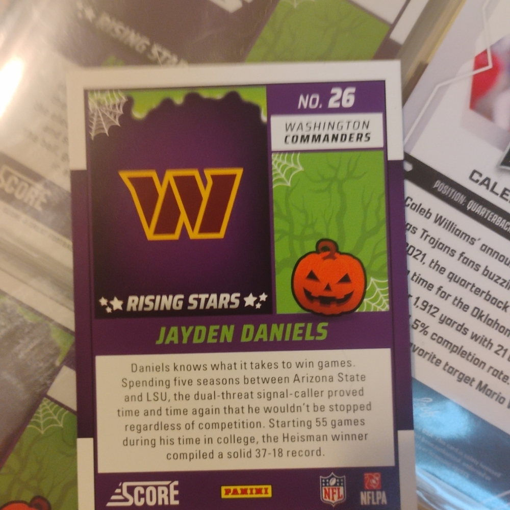 Score Rising Stars NFL Trading Cards - Picture 5 of 5